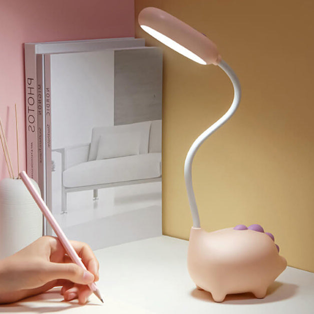 DinoGlow | LED Schreibtischlampe für Kinder mit Touch-Steuerung | Augenschonendes Licht für Lernen und Spielen 9