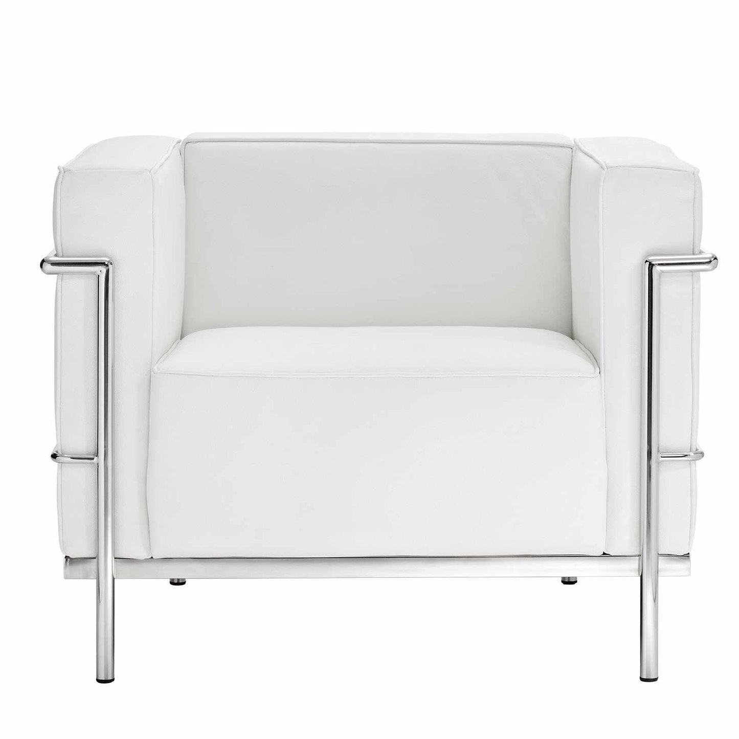 Eleganter Sessel im LC3-Stil mit Hochwertigem Leder & Verchromtem Stahlrahmen | Modernes Design für Stil und Komfort 9