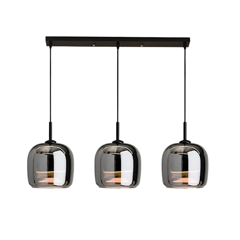 Moderne Pendelleuchte Schwarz | Elegante LED Hängeleuchte aus Glas für Stilvolle Beleuchtung in jedem Raum 10