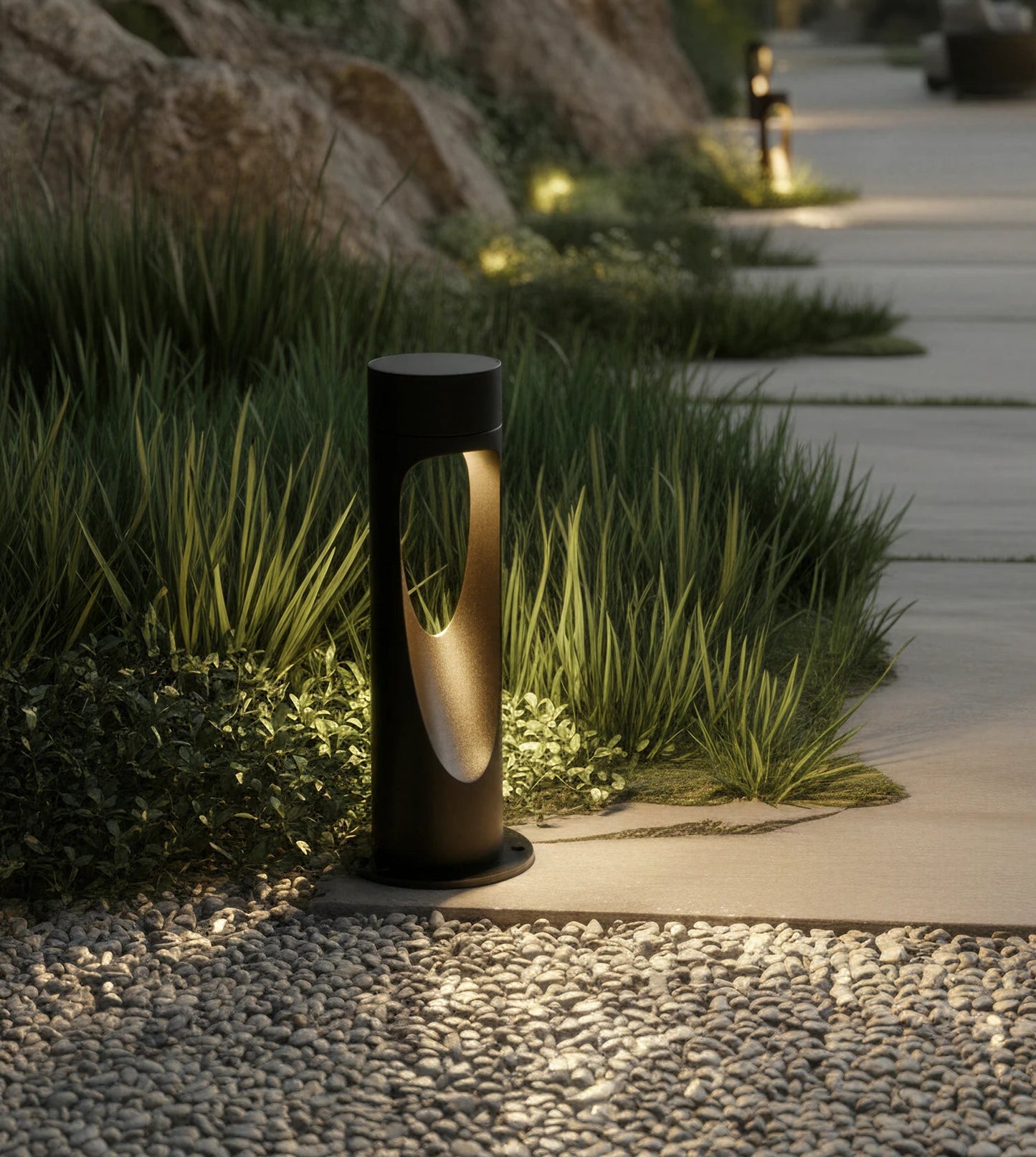 Nilo | Gartenleuchte aus Eisen mit Modernem Design | Wetterfest für Stilvolle Außenbereiche 9
