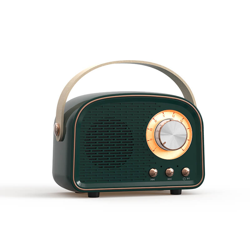Retro Bluetooth Lautsprecher | Kabellose Verbindung mit Hervorragendem Klang | Tragbarer Lautsprecher für Stil und Genuss 8