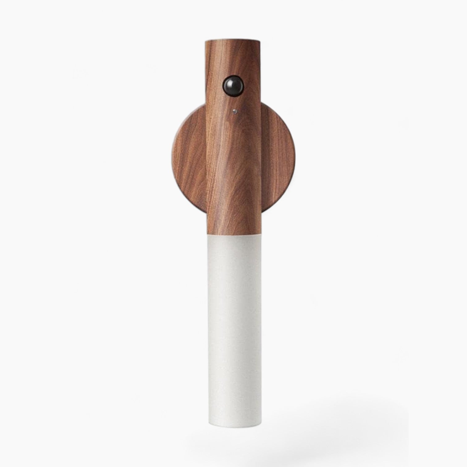 Bewegungsmelder Lampe | LED Lampe mit Warmweißem Licht & USB-Akku | Elegantes Holzdesign für Gemütlichkeit und Komfort 0