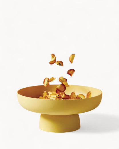 Charm | Runde Obstschale aus Kunststoff mit Buntfarben | Dekorative Schale für Stil und Funktionalität 3