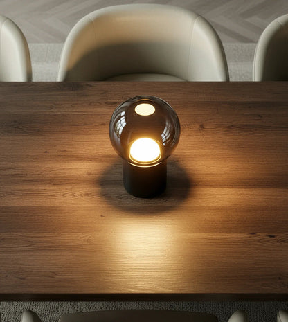 Cosmo LED Tischleuchte Glas, kabellos dimmbar – Ansicht 6