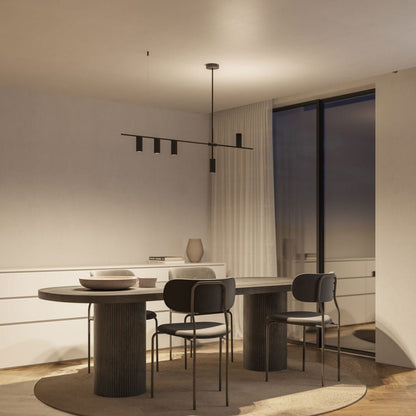 Designer Deckenleuchte Schwarz mit Asymmetrischer Lichtverteilung | Modernes Design für Stilvolles Wohnzimmer 2