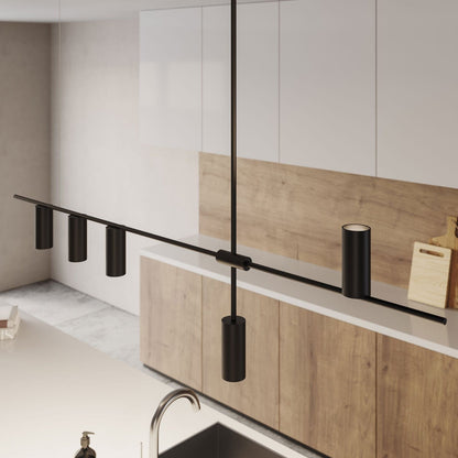 Designer Deckenleuchte Schwarz mit Asymmetrischer Lichtverteilung | Modernes Design für Stilvolles Wohnzimmer 5