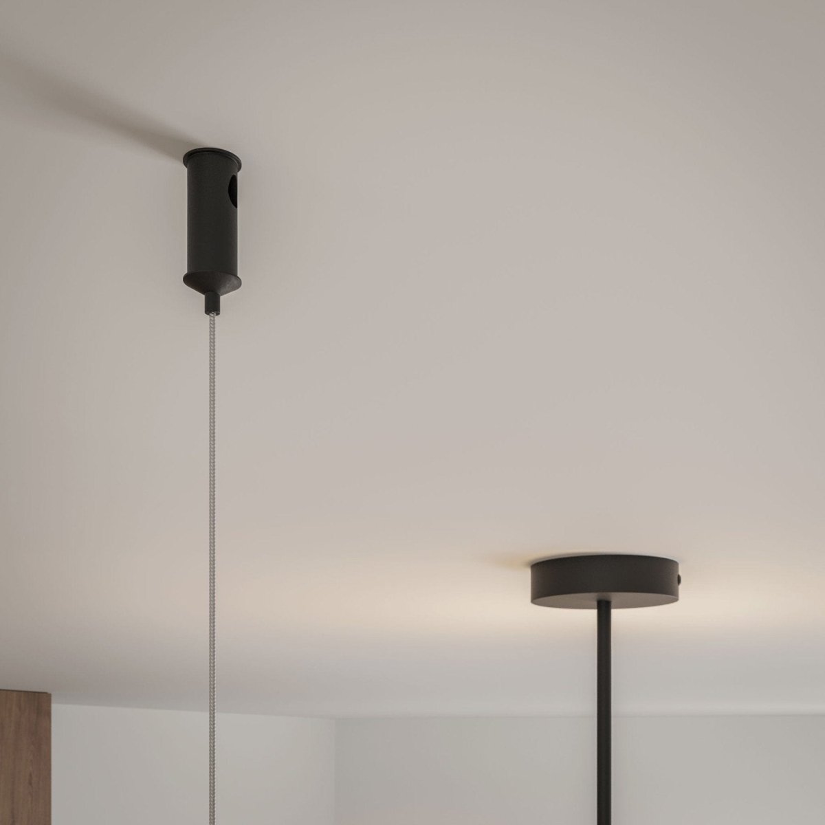 Designer Deckenleuchte Schwarz mit Asymmetrischer Lichtverteilung | Modernes Design für Stilvolles Wohnzimmer 7