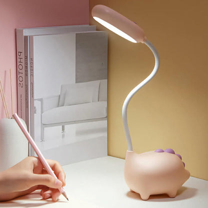 DinoGlow | LED Schreibtischlampe für Kinder mit Touch-Steuerung | Augenschonendes Licht für Lernen und Spielen 9