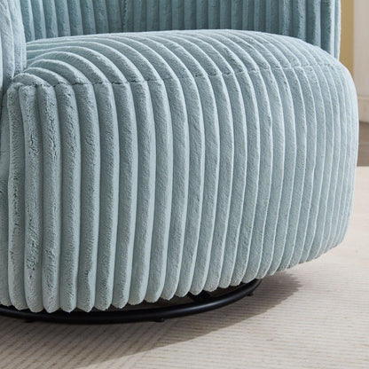 Drehbarer Loungesessel Modern mit Hochwertigem Kord-Stoff | Stilvolles Design für Komfort im Wohnzimmer 3