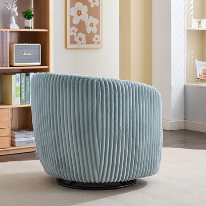 Drehbarer Loungesessel Modern mit Hochwertigem Kord-Stoff | Stilvolles Design für Komfort im Wohnzimmer 5