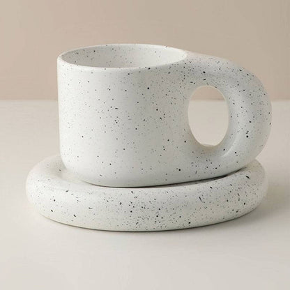 Eklektische Keramik Espresso Becher mit Ergonomischem Griff | Stilvolles Design für Komfort und Genuss 6