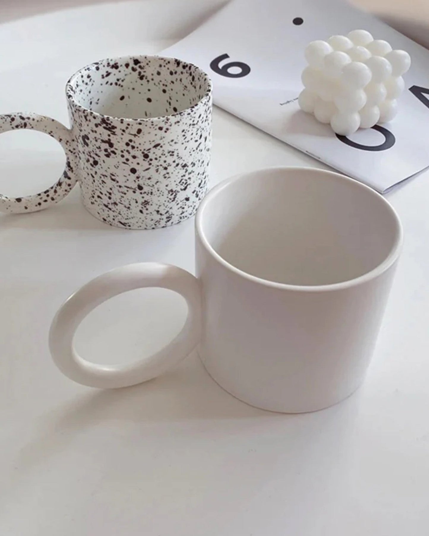 Elegante Kaffeetasse | Ergonomischer Griff & Minimalistisches Design | 320 ml für Stilvollen Kaffeegenuss 5