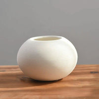 Große runde Vase