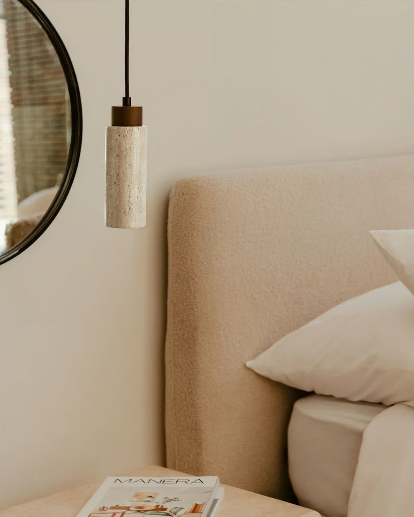 Elegante Pendelleuchte Holz mit Höhenverstellbarem Kabel | Moderne Hängelampe für Esszimmer und Wohnräume 1