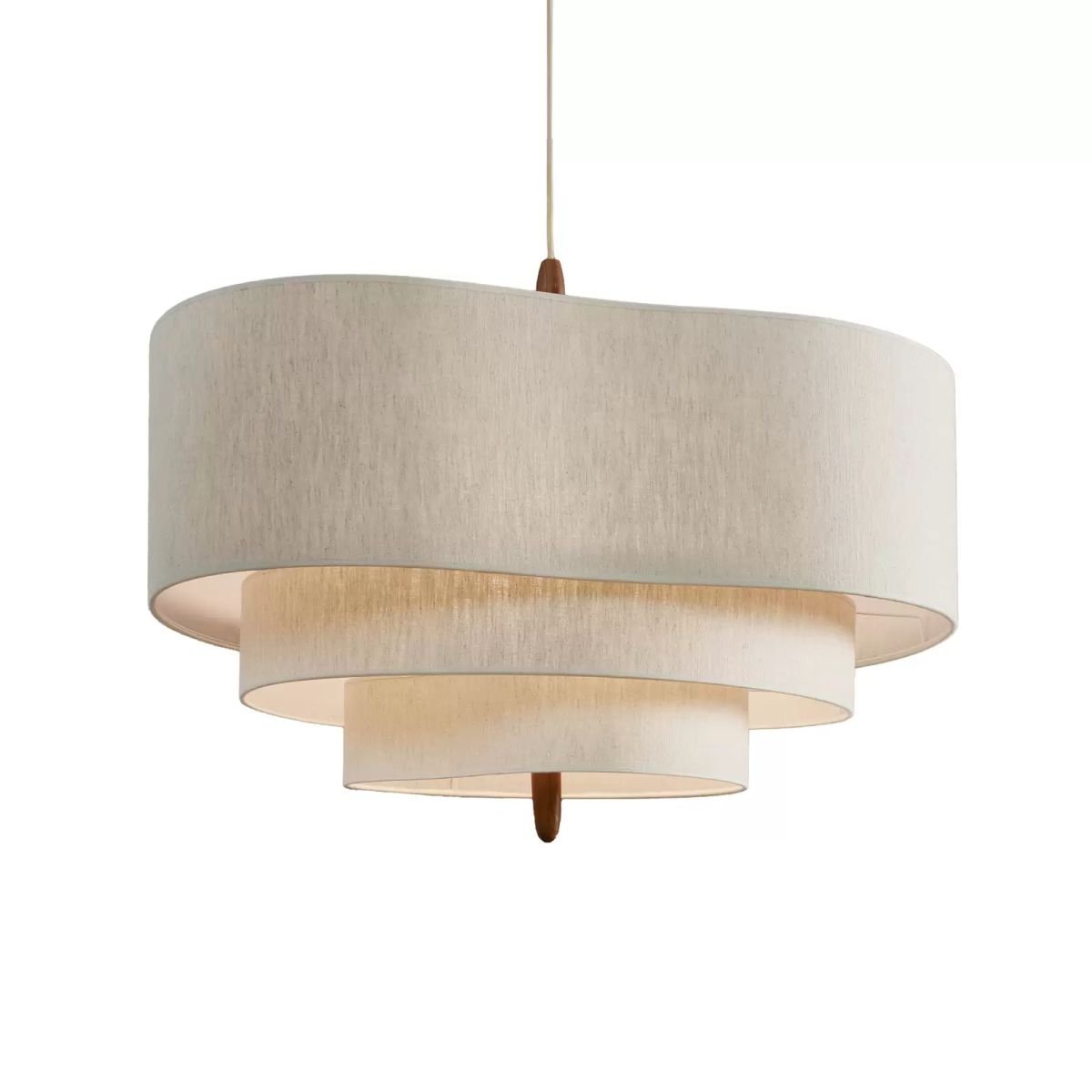 Elegante Pendelleuchte | Hängelampe mit Diffusem Licht | Stilvolles Design für Esszimmer und Wohnräume 2