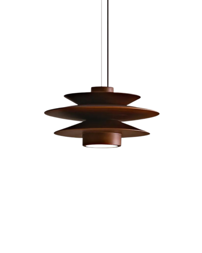 Elegante Pendelleuchte aus Walnussholz mit modernem Design für stilvolle Beleuchtung 0