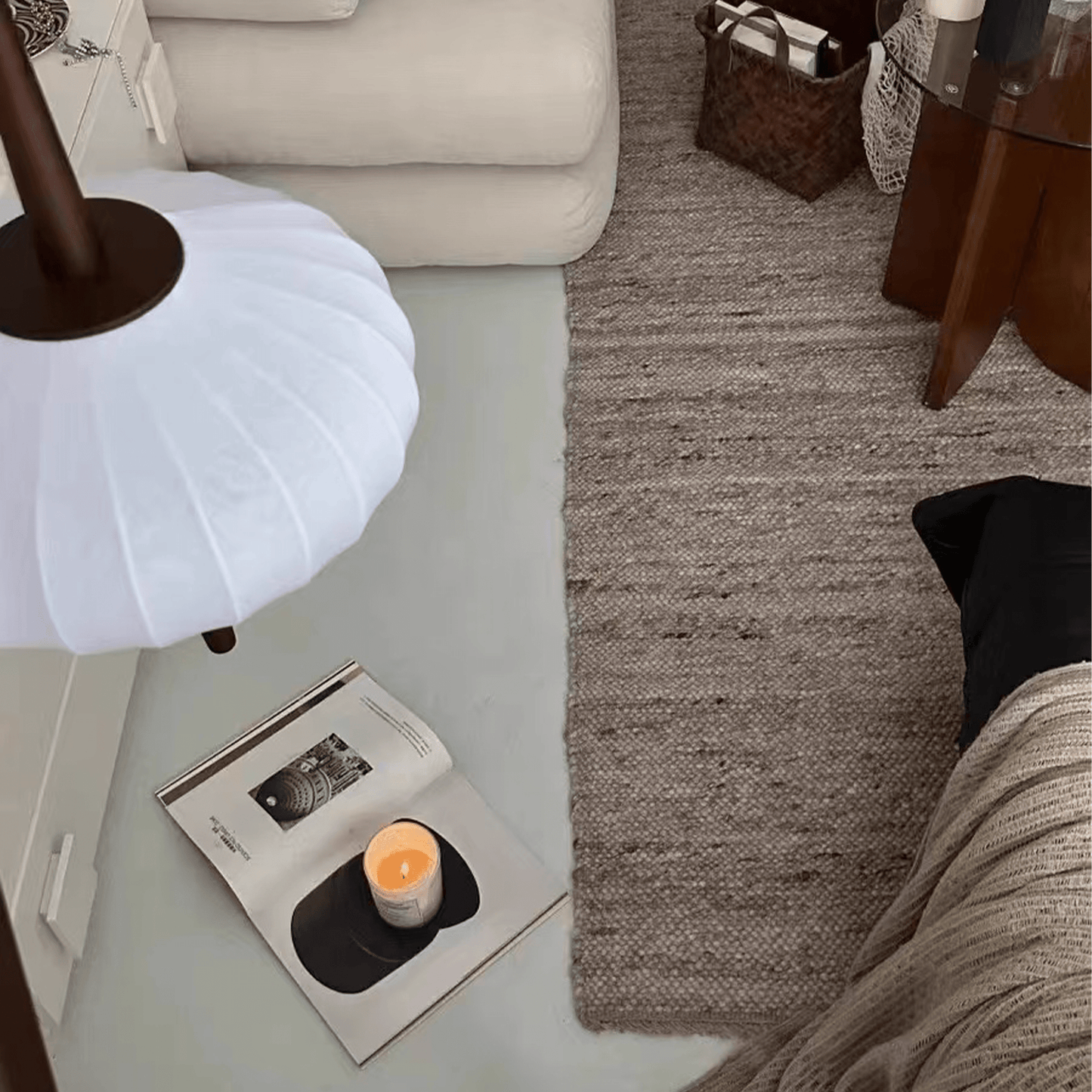 Elegante Stehlampe Holz mit Skulpturalem Design | Stilvolle Beleuchtung für Wohnzimmer 5