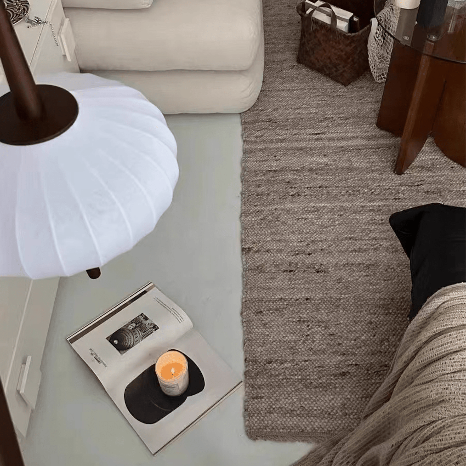 Elegante Stehlampe Holz mit Skulpturalem Design | Stilvolle Beleuchtung für Wohnzimmer 5