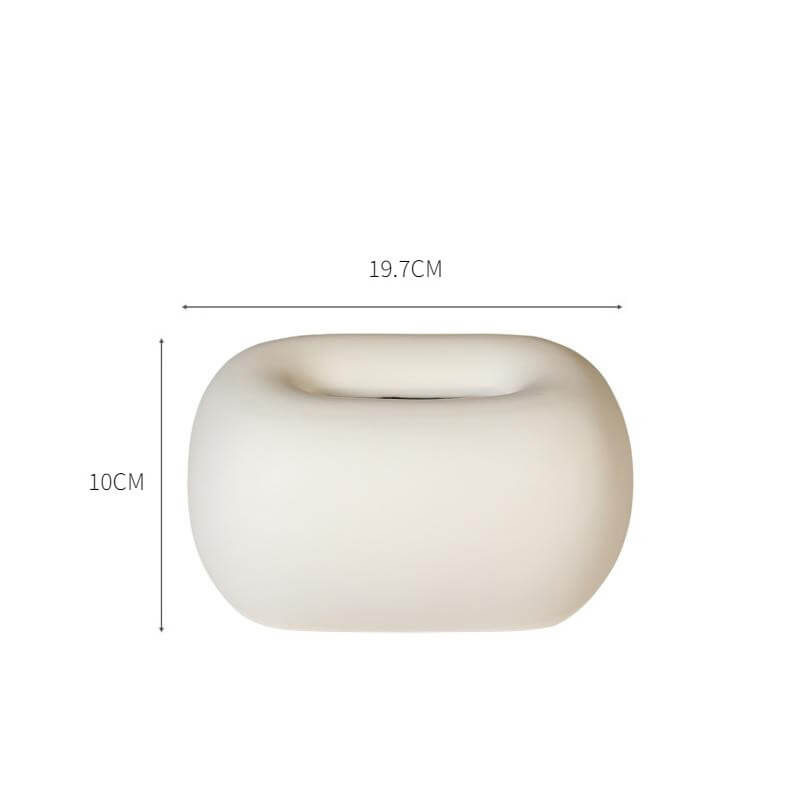 Elegante Taschentuchbox | Cremefarbene Keramik mit Einzigartigem Design | Stilvolle Deko für Ihr Zuhause 10
