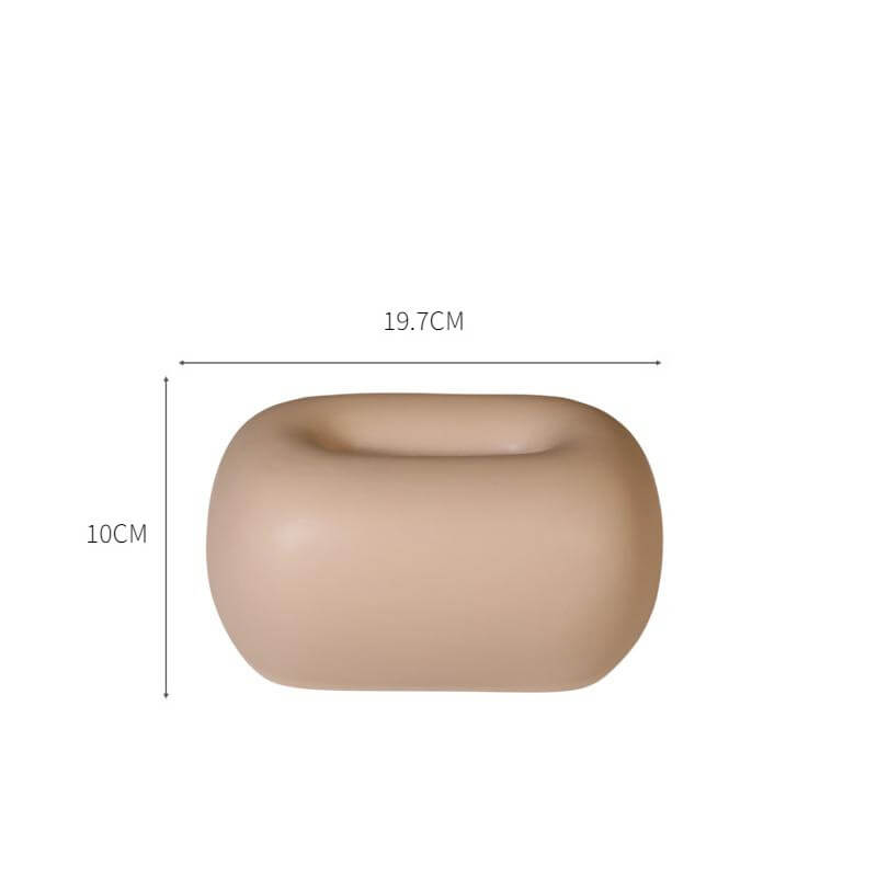 Elegante Taschentuchbox | Cremefarbene Keramik mit Einzigartigem Design | Stilvolle Deko für Ihr Zuhause 9