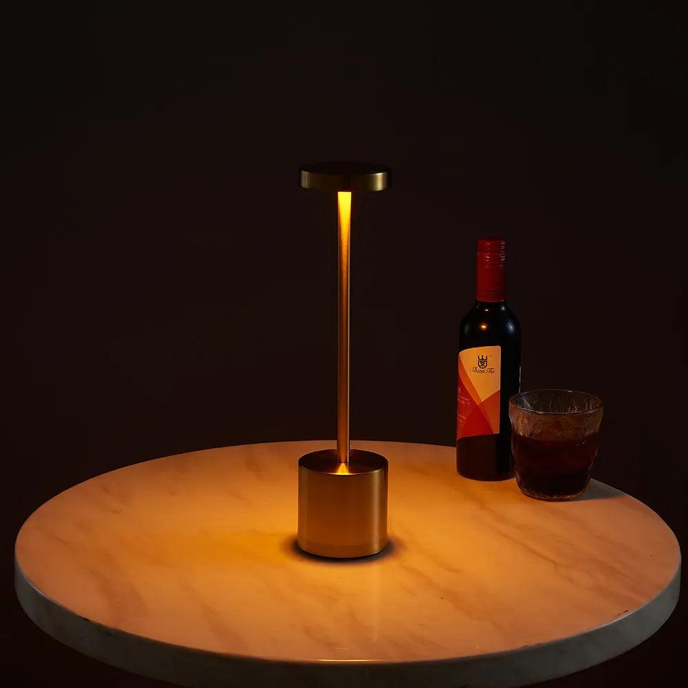 Elegante Tischlampe | Kabellose LED Tischleuchte mit USB-Aufladung | Dimmbar für Flexibles Ambiente 5