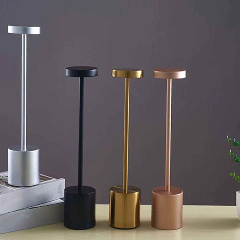 Elegante Tischlampe | Kabellose LED Tischleuchte mit USB-Aufladung | Dimmbar für Flexibles Ambiente 7