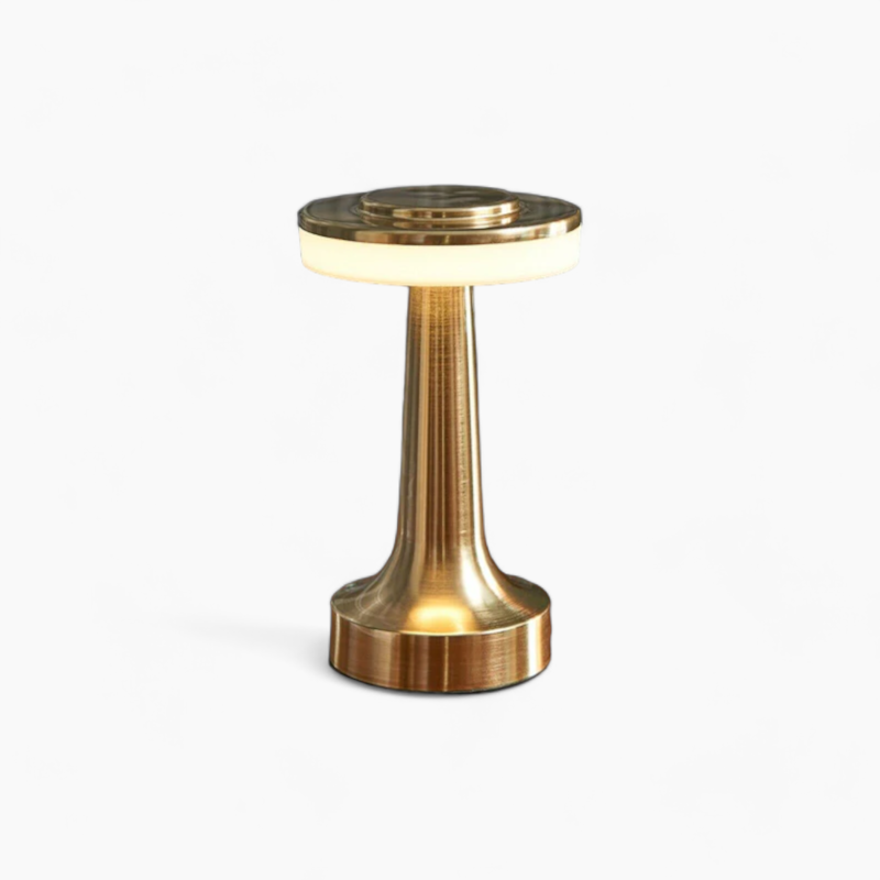 Elegante Tischlampe | Retro Bar Design mit Dimmfunktion | Kabellose LED Tischleuchte für Stilvolle Beleuchtung 0