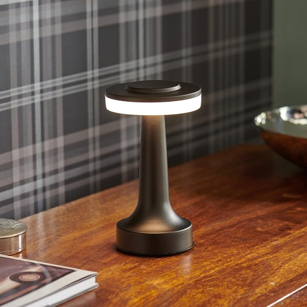 Elegante Tischlampe | Retro Bar Design mit Dimmfunktion | Kabellose LED Tischleuchte für Stilvolle Beleuchtung 4
