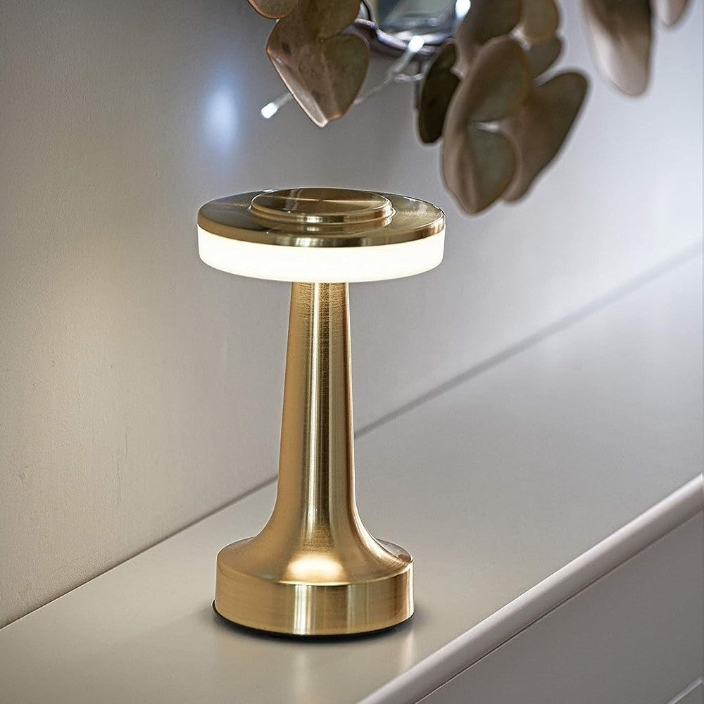 Elegante Tischlampe | Retro Bar Design mit Dimmfunktion | Kabellose LED Tischleuchte für Stilvolle Beleuchtung 5