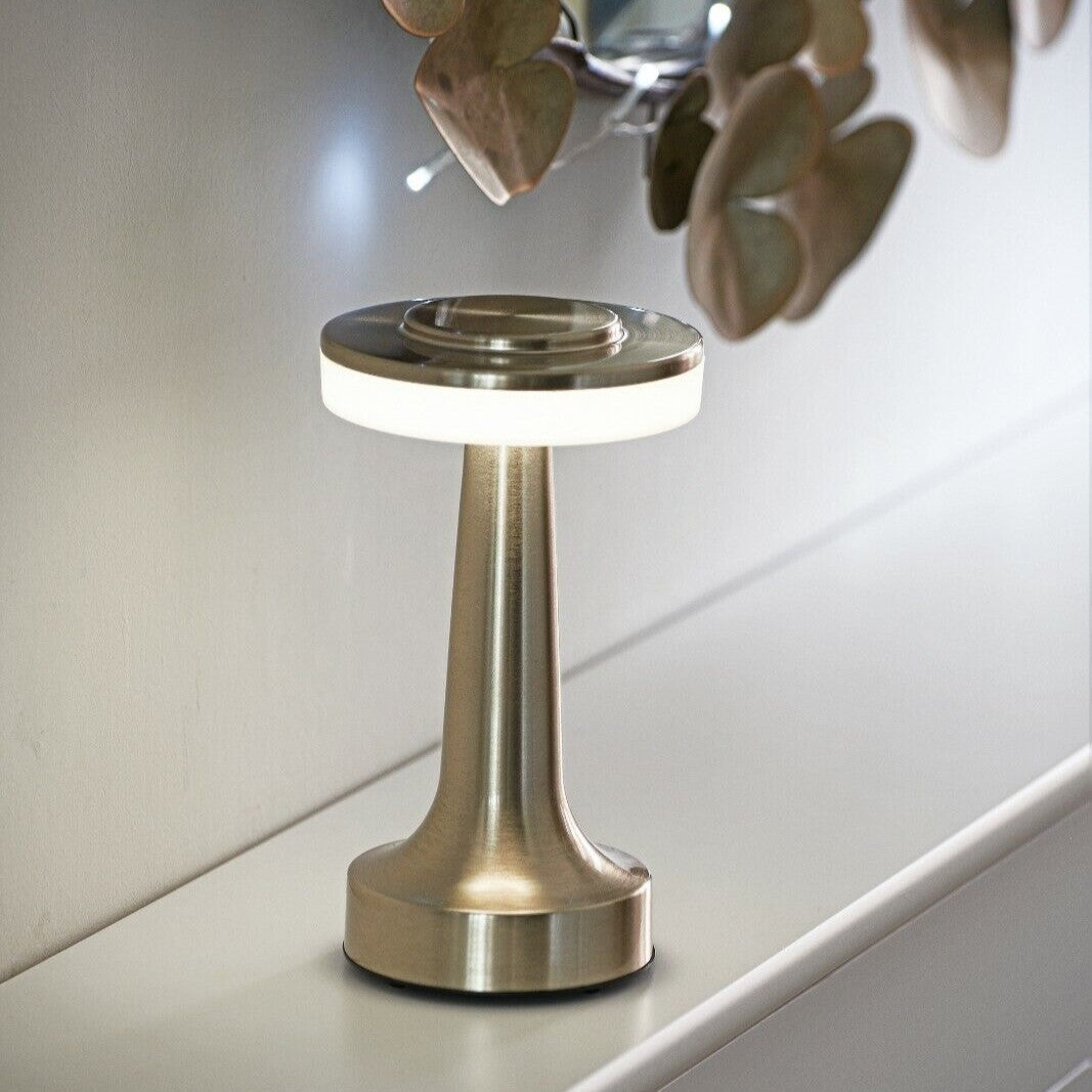 Elegante Tischlampe | Retro Bar Design mit Dimmfunktion | Kabellose LED Tischleuchte für Stilvolle Beleuchtung 7
