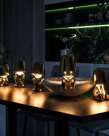 Elegante USB Tischlampe | Dimmbar mit 1800mAh Akku für Flexibles Licht 8