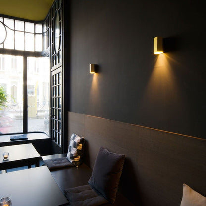 Elegante Wandleuchte | Hexagon Mini-Wandleuchte mit Gold-Finish | Stilvolle Beleuchtung für Wohnräume 1