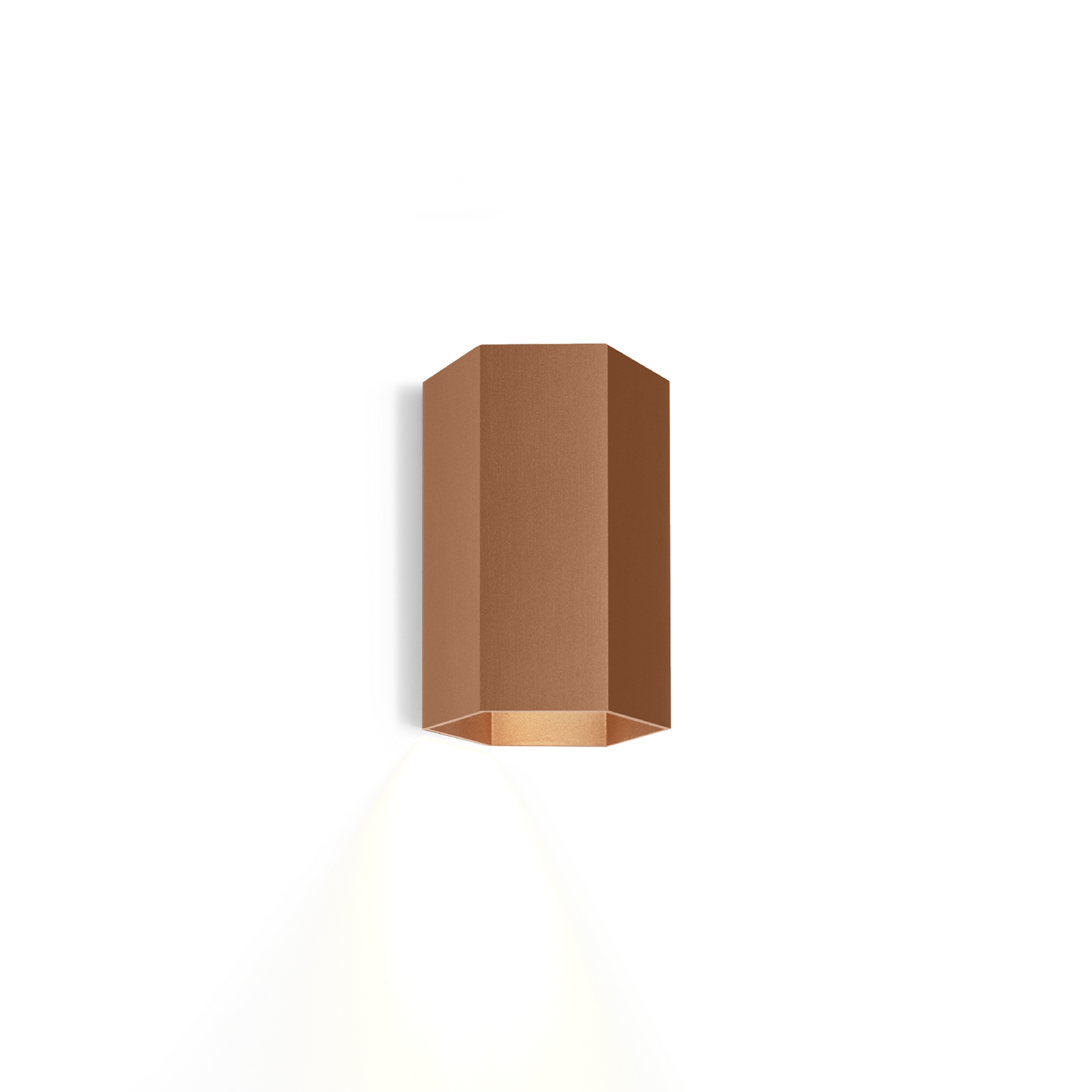 Elegante Wandleuchte | Hexagon Mini-Wandleuchte mit Gold-Finish | Stilvolle Beleuchtung für Wohnräume 7