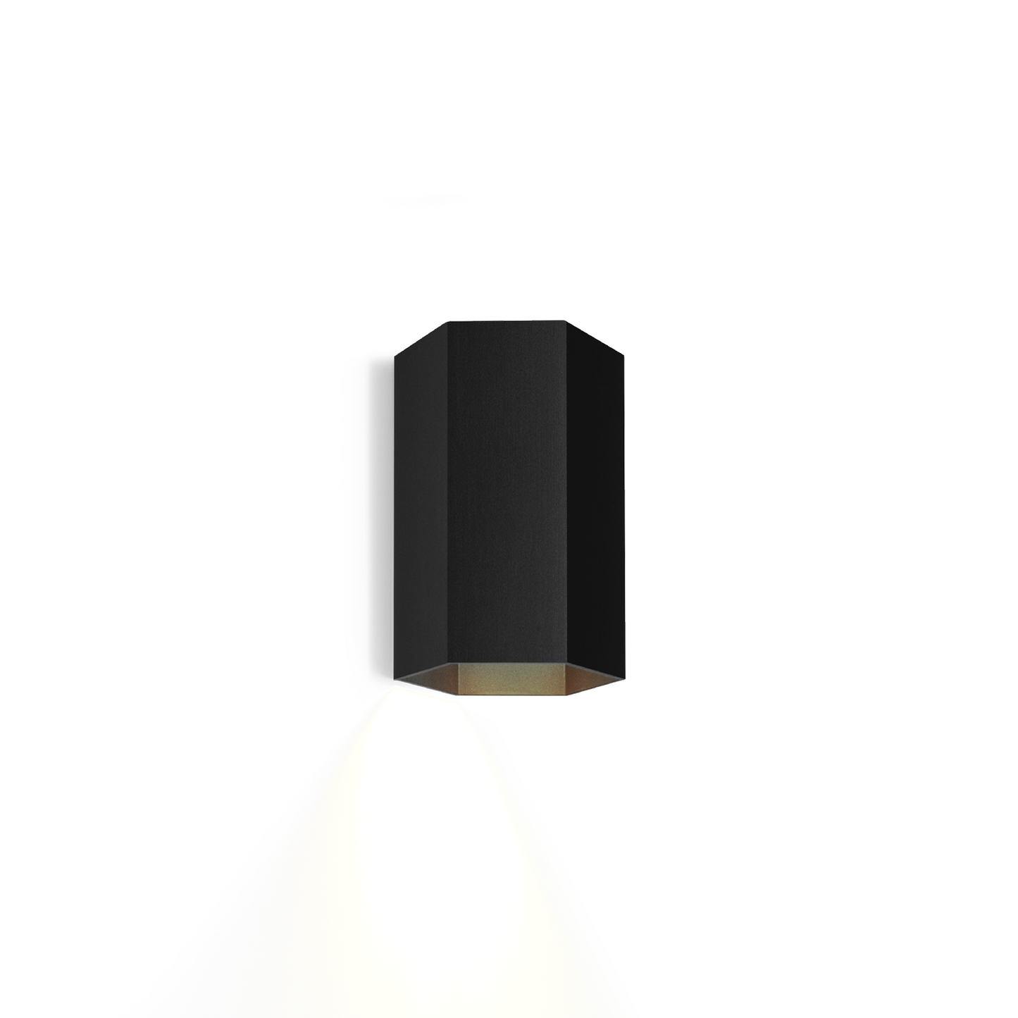 Elegante Wandleuchte | Hexagon Mini-Wandleuchte mit Gold-Finish | Stilvolle Beleuchtung für Wohnräume 8