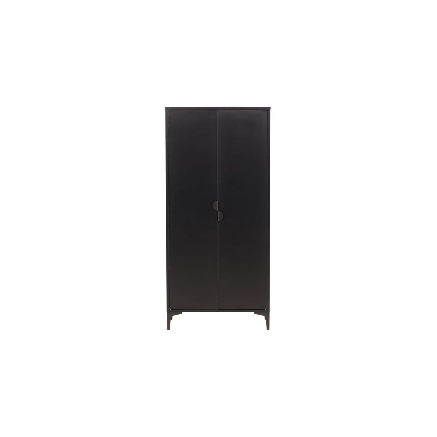 Eleganter Kleiderschrank Piring | Moderner Stauraum mit 4 Einlegeböden | Robuster Stahl für Stil und Funktionalität 0
