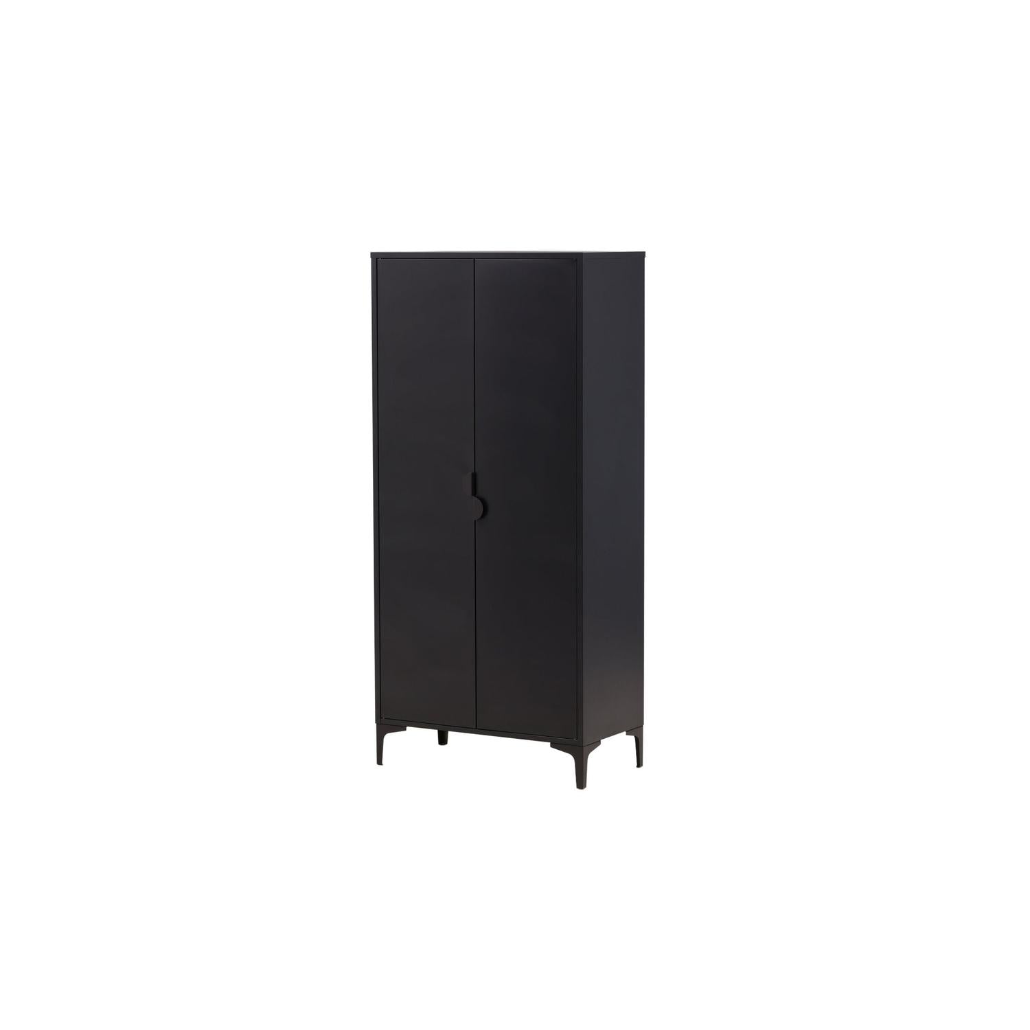 Eleganter Kleiderschrank Piring | Moderner Stauraum mit 4 Einlegeböden | Robuster Stahl für Stil und Funktionalität 7