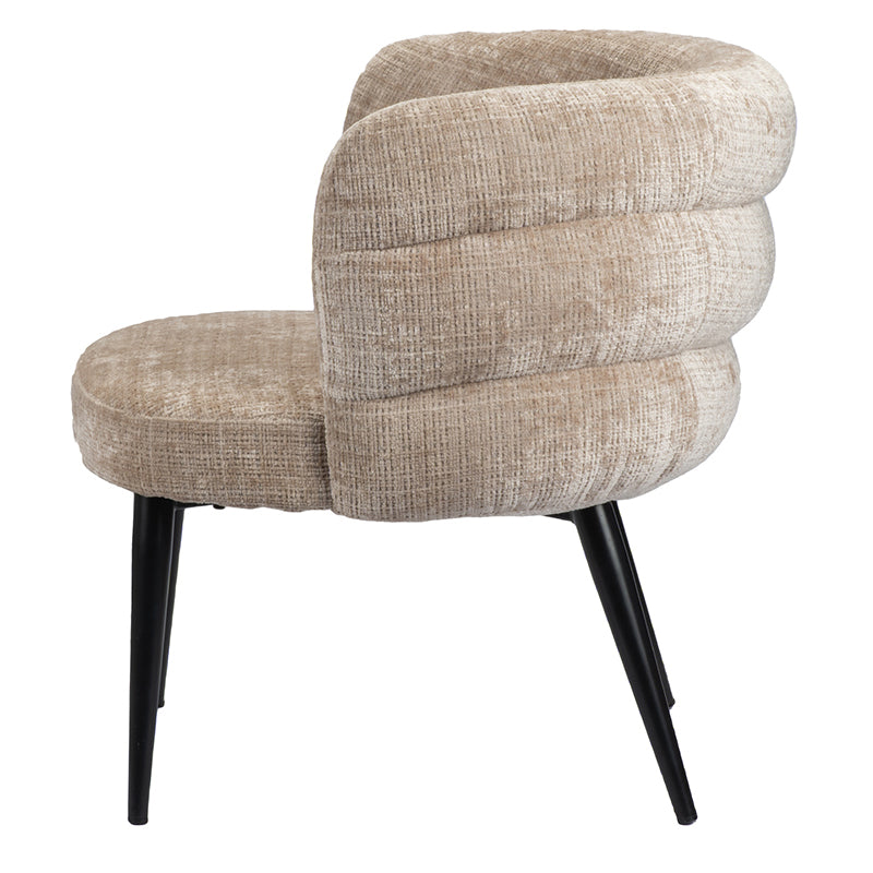 Eleganter Lounge Chair | Runde, Weich Gepolsterte Form für Höchsten Komfort | Stilvolles Creme Design für Modernes Wohnen 1