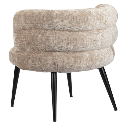 Eleganter Lounge Chair | Runde, Weich Gepolsterte Form für Höchsten Komfort | Stilvolles Creme Design für Modernes Wohnen 2