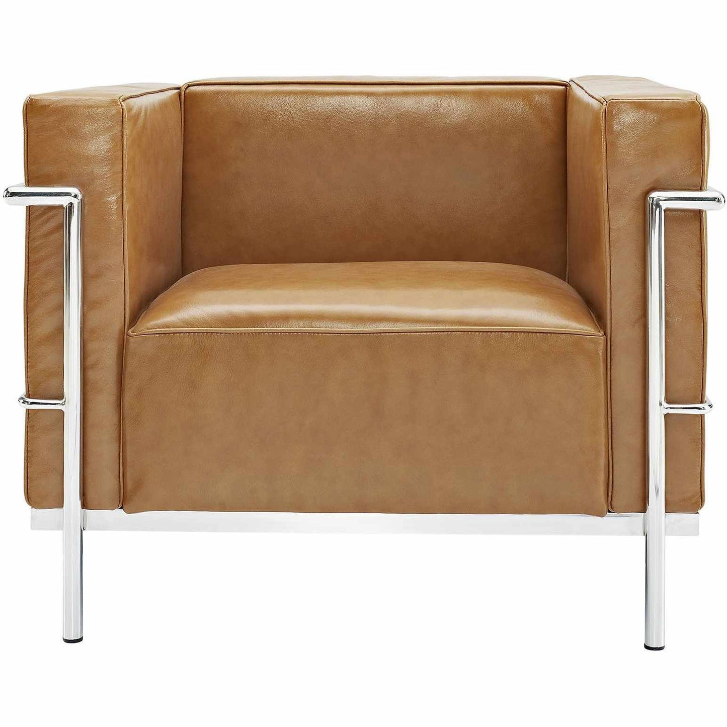 Eleganter Sessel im LC3-Stil mit Hochwertigem Leder & Verchromtem Stahlrahmen | Modernes Design für Stil und Komfort 8