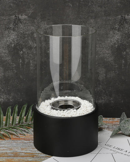 Ewige Flamme | Öllampe aus Metall & Glas mit offener Flamme | Elegantes Design für romantische Abende 7