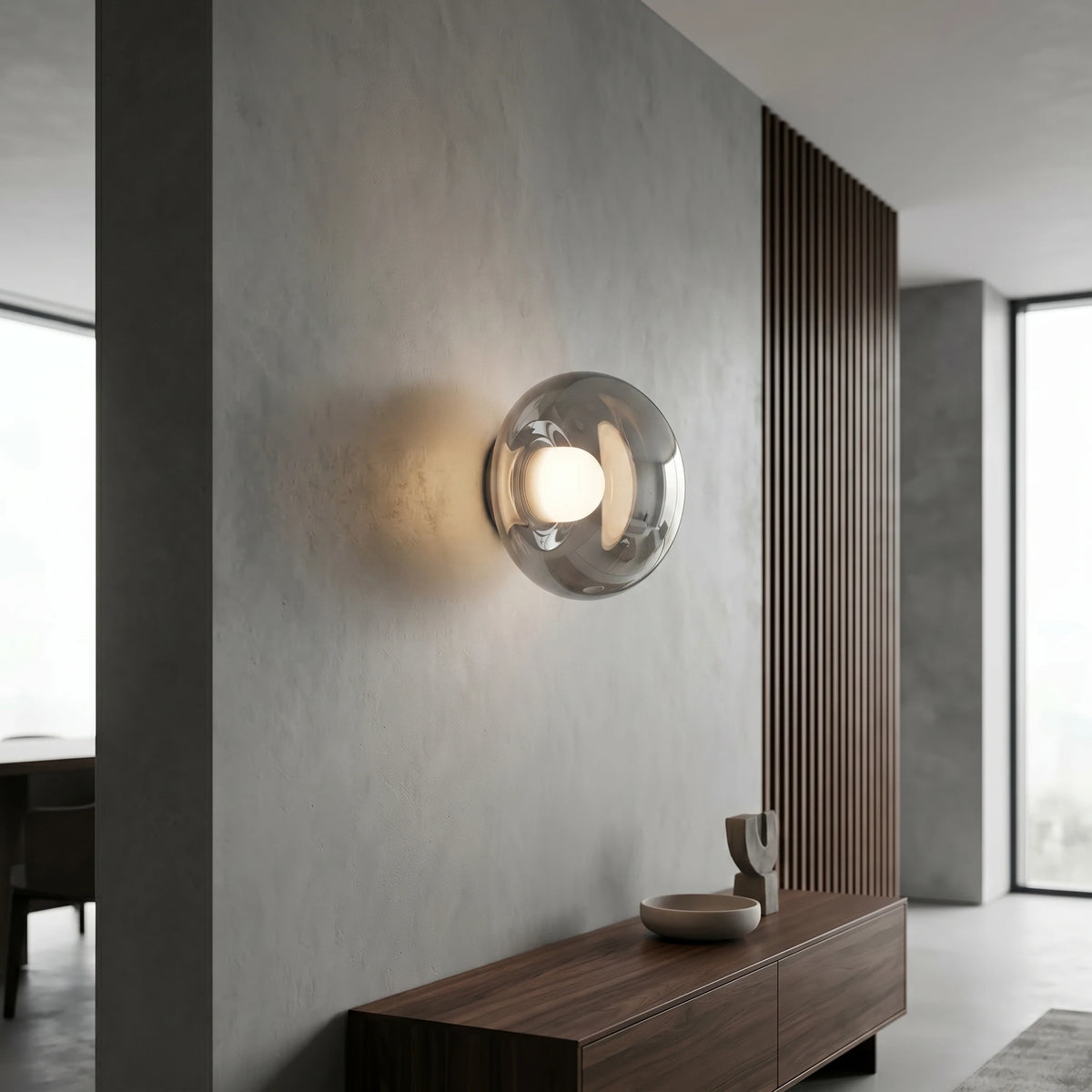 Rhea LED Wandleuchte an der Wand