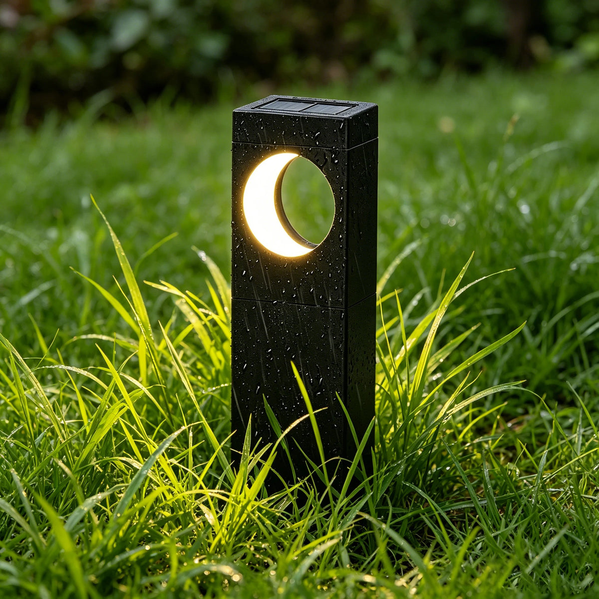 Lior Solar-Gartenleuchte mit Lichtsensor für den Rasen