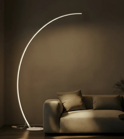 Arco LED Bogenlampe mit Fußschalter-Dimmer