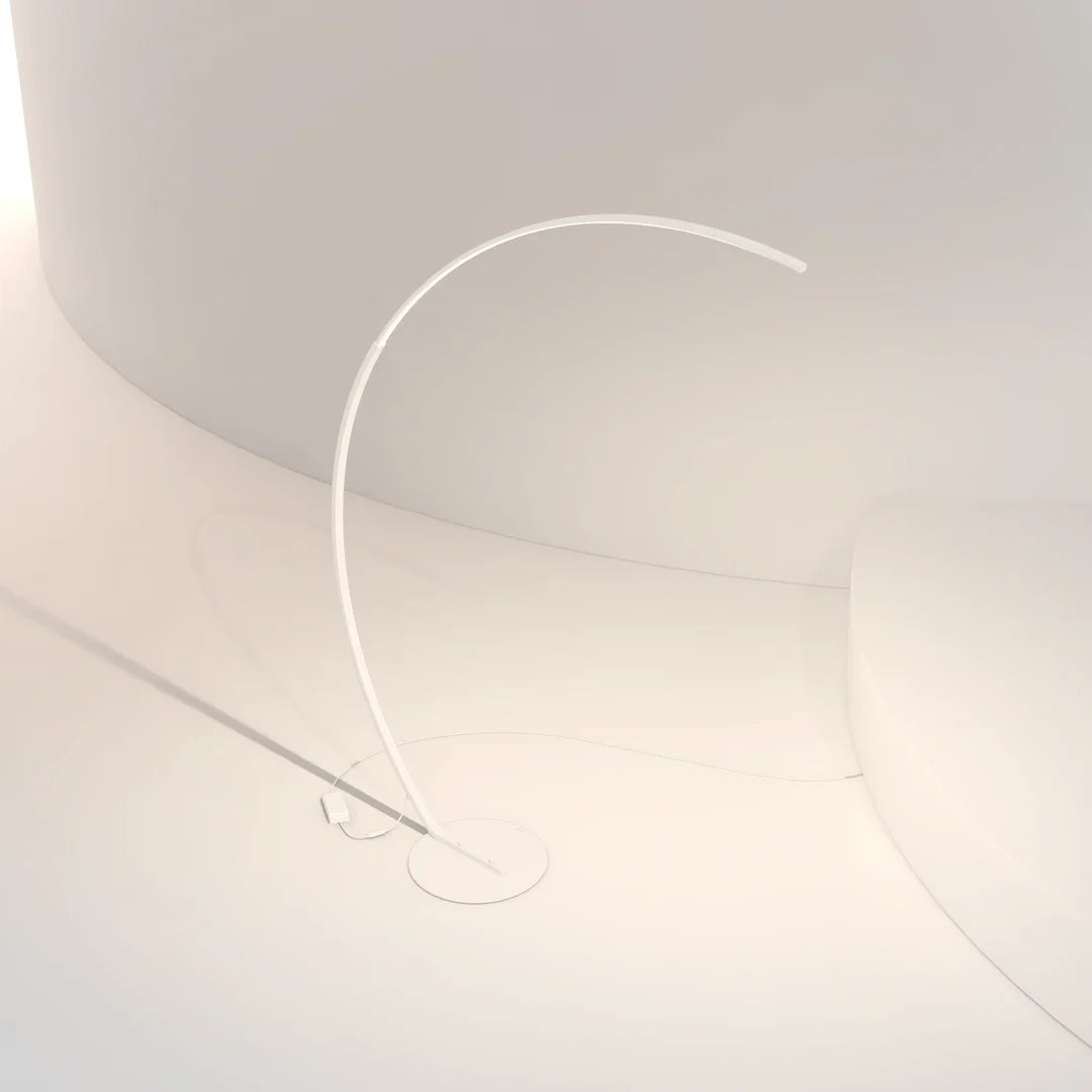 Arco LED Bogenlampe mit Fußschalter-Dimmer