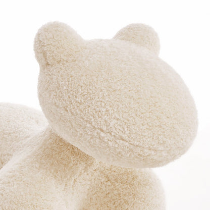 Kleiner Lammhocker | Kinderhocker mit Flauschigem Design für Spaß und Sicherheit 8