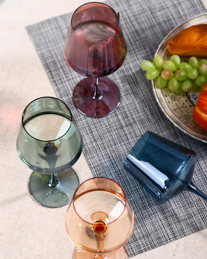 L'Art du Verre | Handgefertigtes Glas-Set mit 6 bunten Weingläsern | Einzigartige Eleganz für jeden Anlass 5