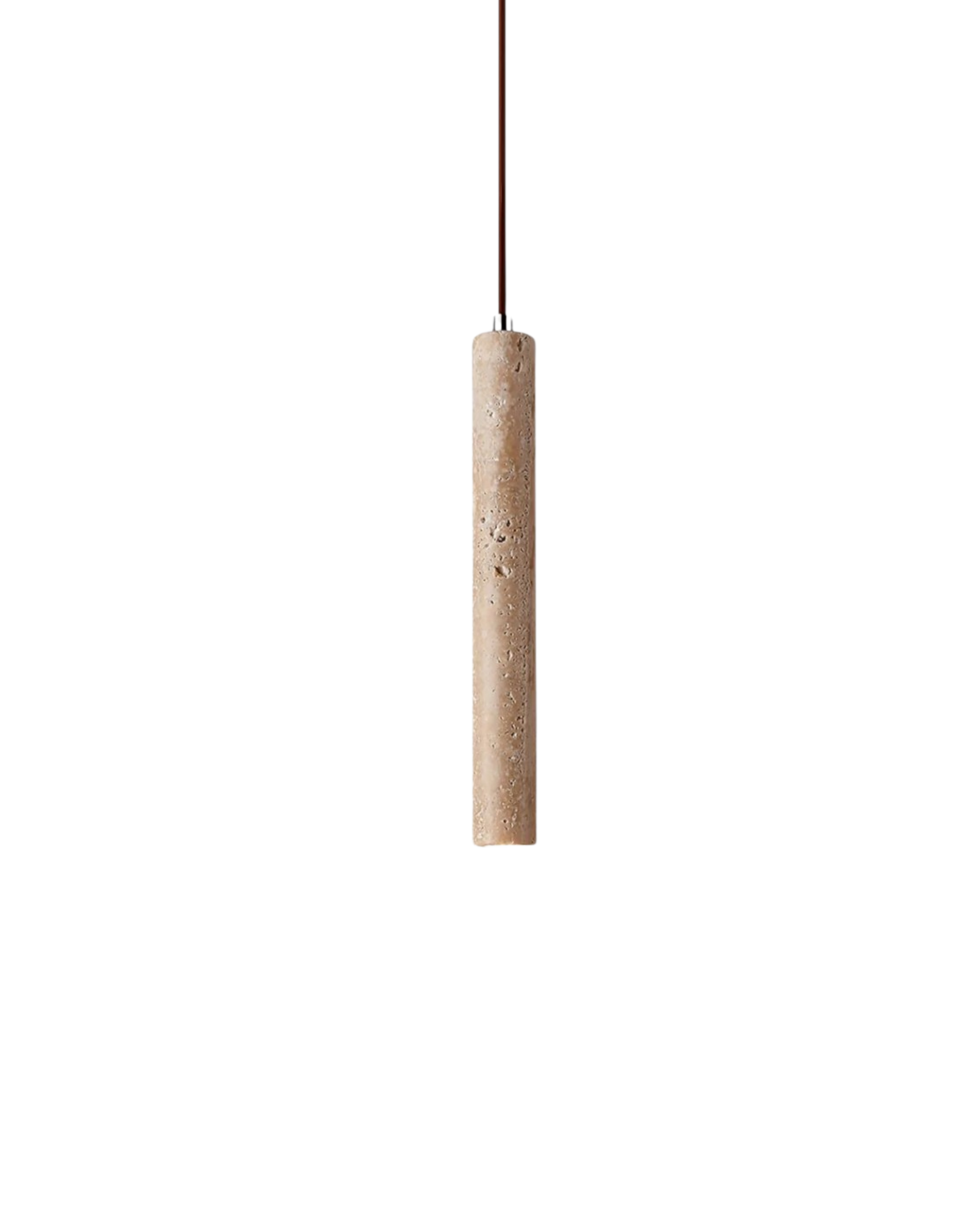 La Colonne | Pendelleuchte aus Travertinstein mit Organischer Textur | Zeitloses Design für Esszimmer und Eleganz 0
