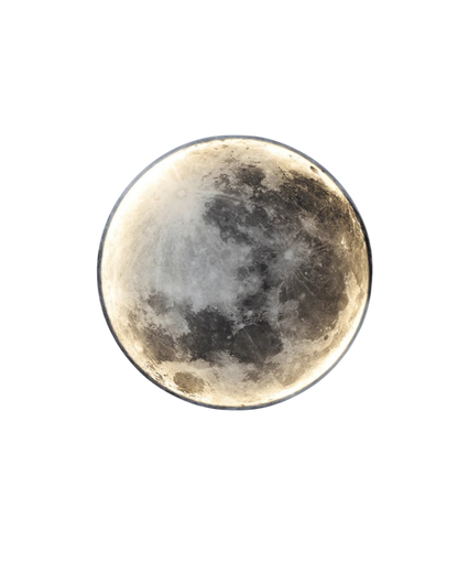 La Lune Éthérée | LED Mondlicht Wandleuchte mit Detailreicher Oberfläche | Beruhigende Atmosphäre für Ihr Zuhause 0