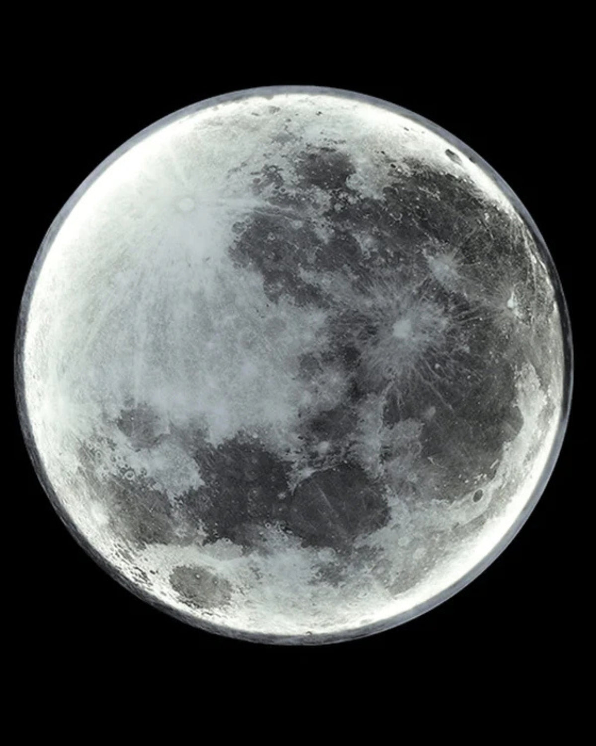 La Lune Éthérée | LED Mondlicht Wandleuchte mit Detailreicher Oberfläche | Beruhigende Atmosphäre für Ihr Zuhause 5