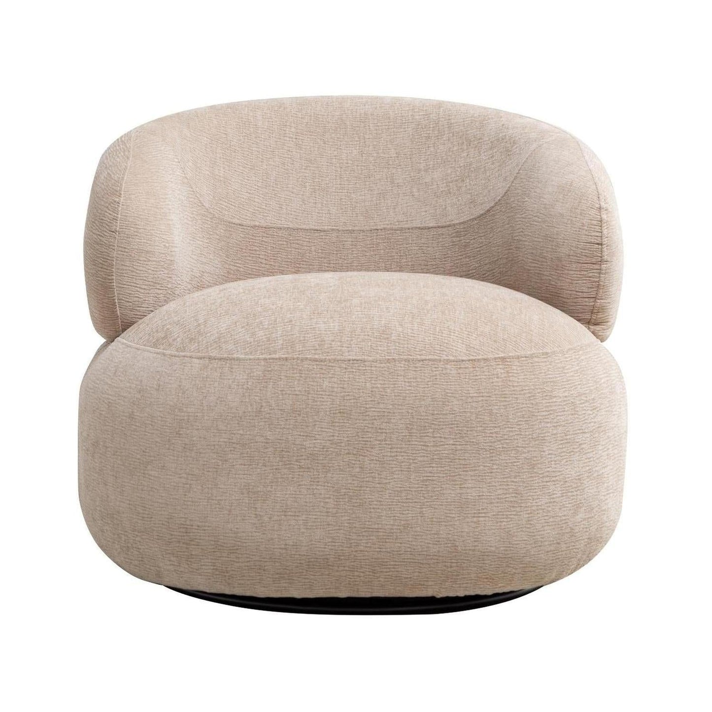 Loungesessel Max | Drehbarer Loungesessel mit Ergonomischer Polsterung | Beige für Optimalen Komfort 0
